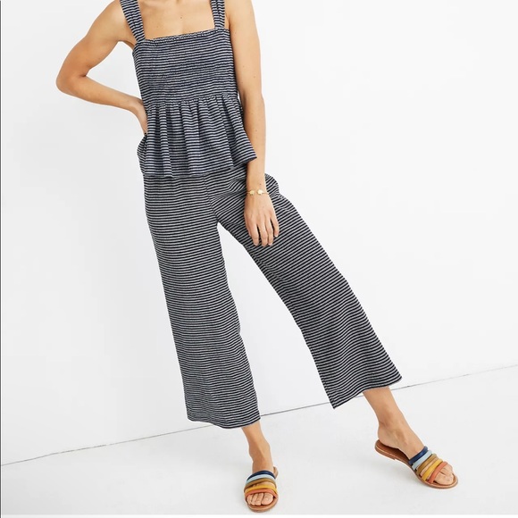 Madewell Pants - SOLD Madewell Texture & Thread Pull-On Pants in Stripe